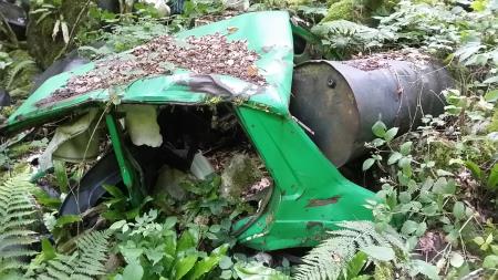 Sanacija črnega odlagališča – Banova jama 111